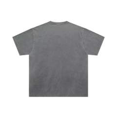 Rhinestone-Embellished A Better Tomorrow Retro Print T-Shirt 29019015