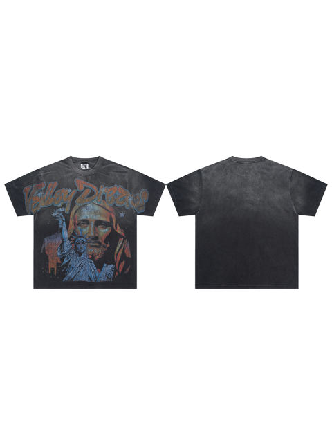 Vale Forever Liberty Printed Washed Version Tee