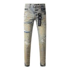1:1 PURPLE BRΑND Splatter Ink Skinny Fits Jeans