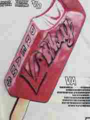 Vale Forever Pink Popsicle Printed Hoodie