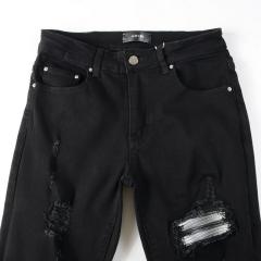 Amir* Destroy White Patch Jeans