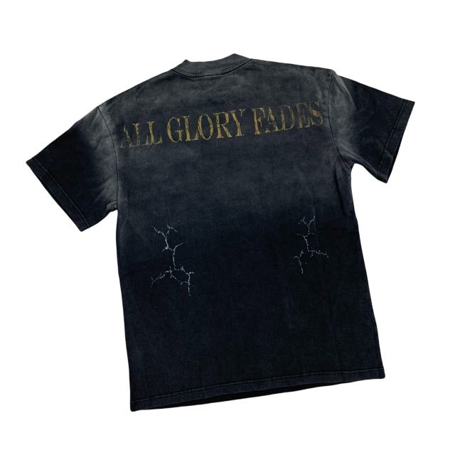 28210718 Wall Graffiti Print Washed Version Tee
