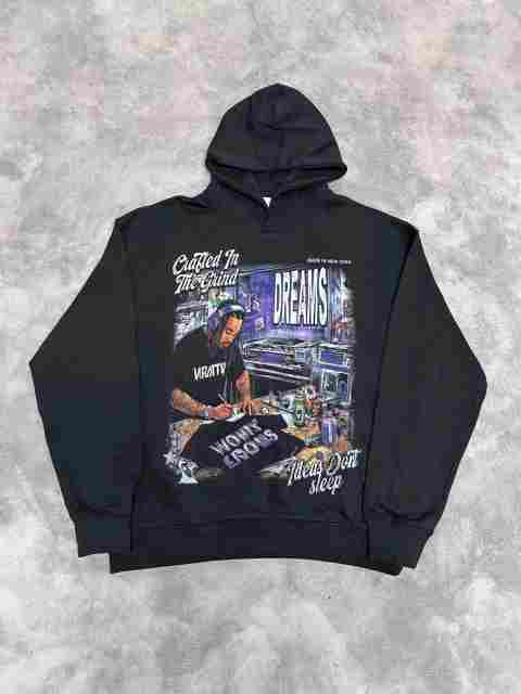 Vale Forever Ideas Dont Sleep Printed Hoodie