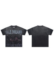 28208987 Let Me Rest Portrait Printed Washed Version Tee