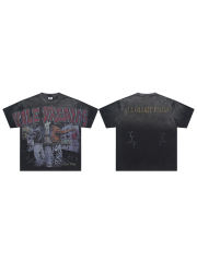 28210718 Wall Graffiti Print Washed Version Tee