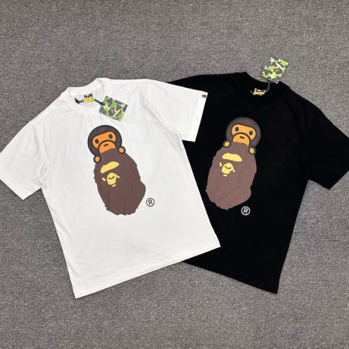 1:1 Quality Bape A Bathing MiloT-Shirt Black White