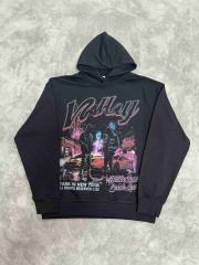 Vale Forever Foggy night scene Printed Hoodie