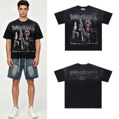 Vintage Devil Gun Graphic Grunge Streetwear T-Shirt 28978064