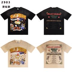 Absurd Cartoon Print Washed Version Tee 2 colors 28758556