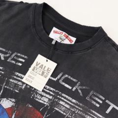 Pure Bucket Basketball Print T-Shirt Black Vintage Cotton Streetwear Tee 28978037