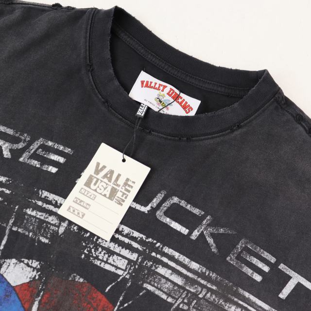 Pure Bucket Basketball Print T-Shirt Black Vintage Cotton Streetwear Tee 28978037