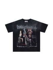 Vintage Devil Gun Graphic Grunge Streetwear T-Shirt 28978064