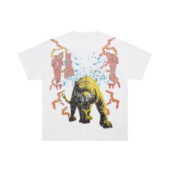 Vale Forever tiger Burning diamond Print Tee