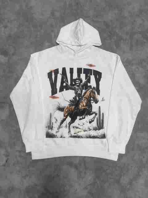 Vale Forever Skeleton cowboy Printed Hoodie