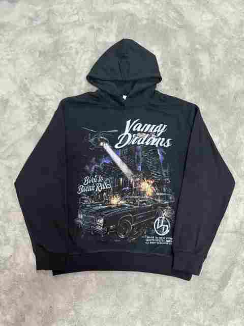 Vale Forever Born to Break Rules Printed Hoodie