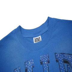 Rock Graphic Vintage Washed Blue T-Shirt 29018981