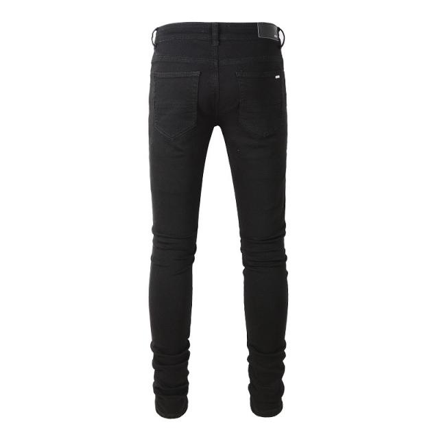 Amir* Destroy White Patch Jeans
