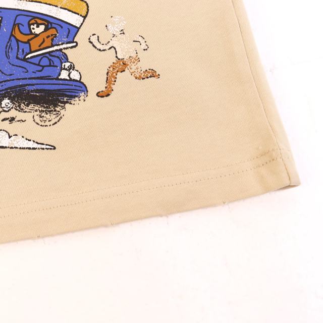 Absurd Cartoon Print Washed Version Tee 2 colors 28758556