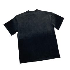 28219109 Blue beads string Printed Washed Version Tee