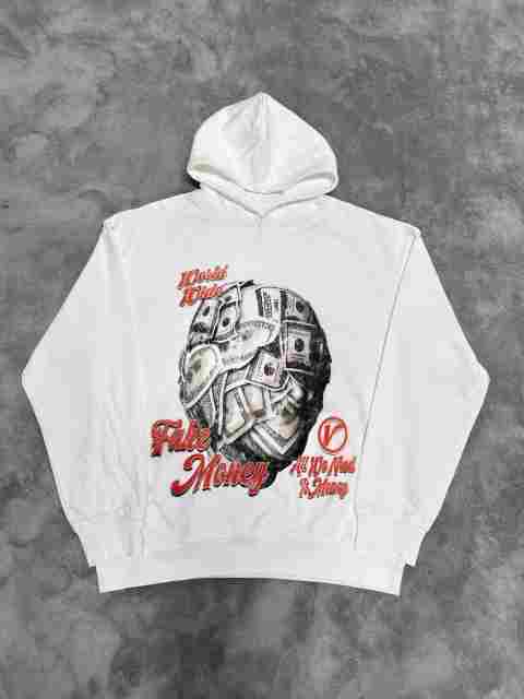 Vale Forever Fake Money Printed Hoodie