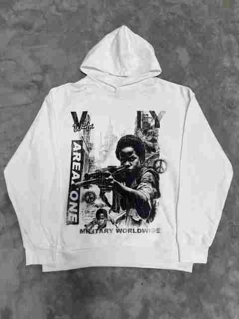 Vale Forever Military Worldwide Printed Hoodie