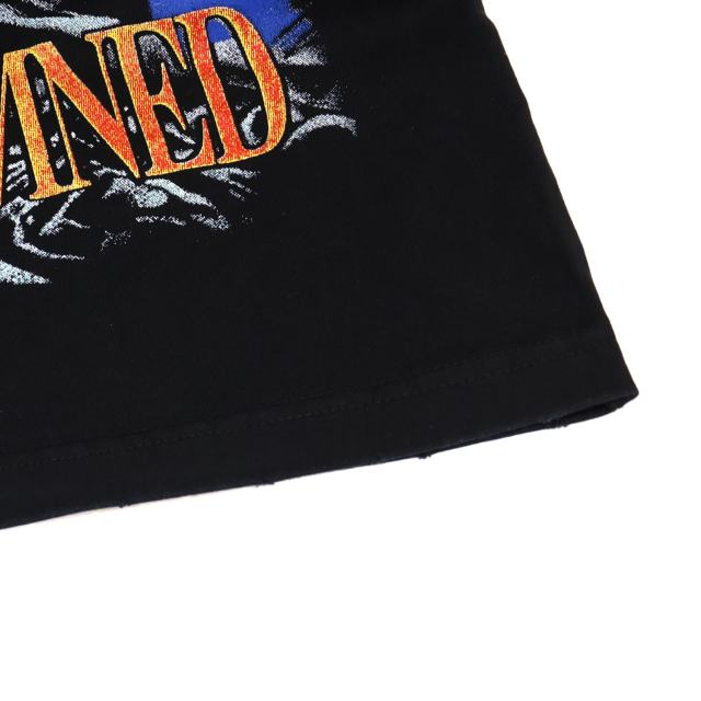 Gradient Letter Print Washed Version Tee 28756484