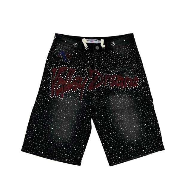 Vale Forever Iced Out Jorts Jean Shorts