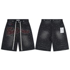 Vale Forever Iced Out Jorts Jean Shorts