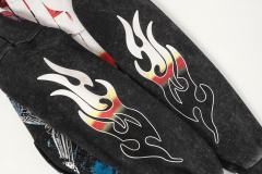 Skeleton Robot Print Washed Hoodie 2 colors 28696536