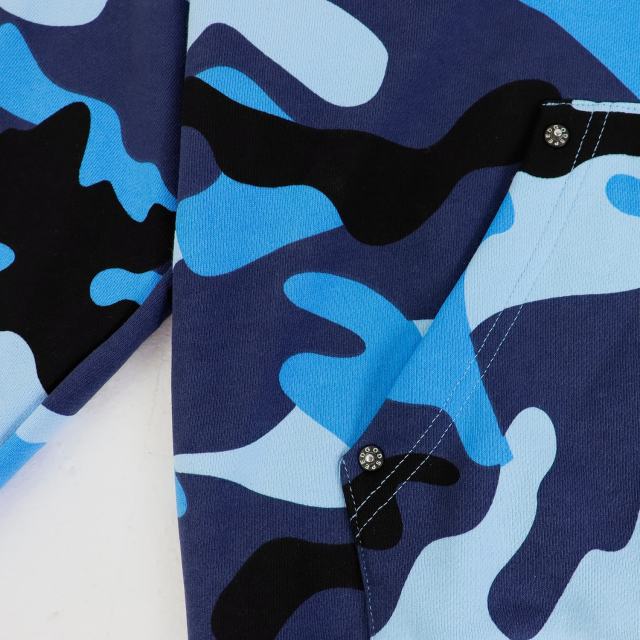 Camouflage Embroidered Letter Zipper Hoodie 4 colors 28705421