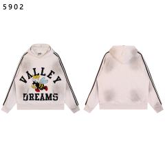 Angry Bee Print Washed Version Hoodie & Pants Set 4 colors 28705419