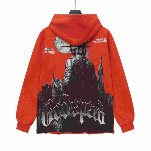 Wear Holy Images Print Washed Hoodie 2 colors 28696539