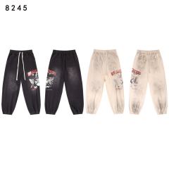 Eagle Evil Dragon God Print Washed Version Hoodie & Pants Set 2 colors 28705416
