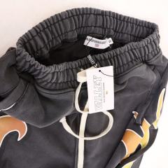 Gradient Sunflower Pattern Print Washed Version Hoodie & Pants Set 2 colors 28705417