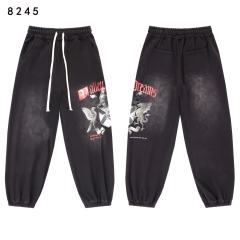 Eagle Evil Dragon God Print Washed Version Hoodie & Pants Set 2 colors 28705416