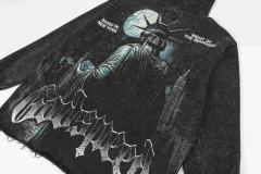 Wear Holy Images Print Washed Hoodie 2 colors 28696539