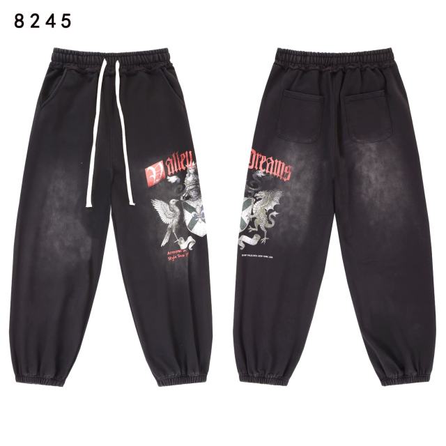 Eagle Evil Dragon God Print Washed Version Hoodie & Pants Set 2 colors 28705416