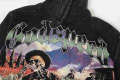 Rhinestone Logo Washed Version Zipper Hoodie 2 colors 28705411