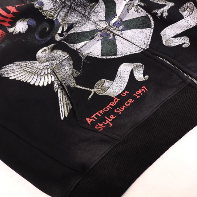 Eagle Evil Dragon God Print Washed Version Hoodie & Pants Set 2 colors 28705416