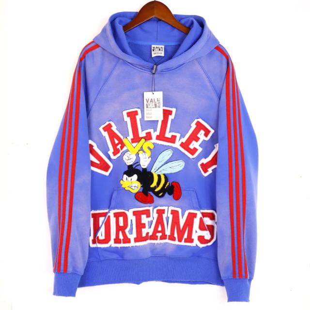 Angry Bee Print Washed Version Hoodie & Pants Set 4 colors 28705419