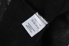 Skeleton Black Knight Print Washed Hoodie 28696540