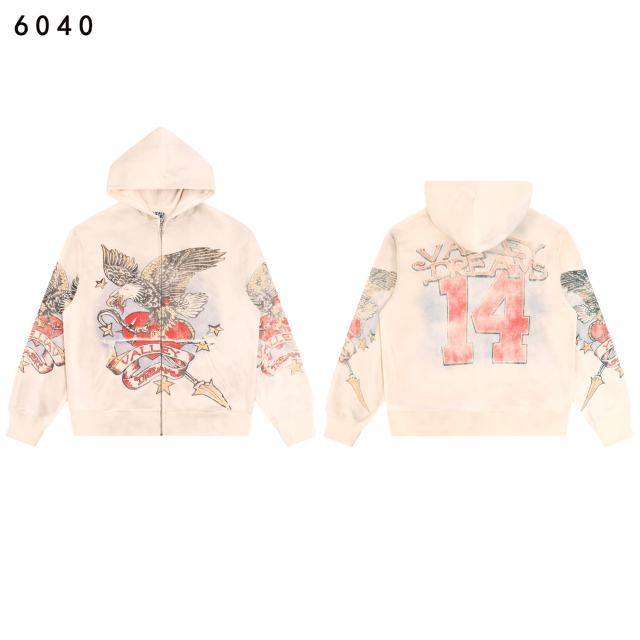 Eagle Star Magic Wand Print Washed Version Hoodie & Pants Set 3 colors 28705418