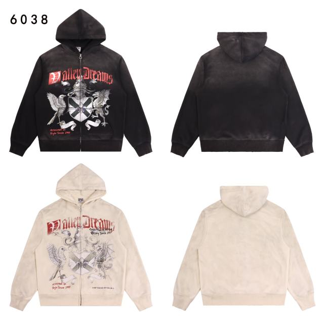 Eagle Evil Dragon God Print Washed Version Hoodie & Pants Set 2 colors 28705416