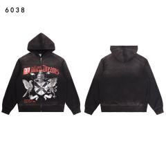 Eagle Evil Dragon God Print Washed Version Hoodie & Pants Set 2 colors 28705416