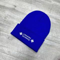 Chr0me Hearts Classic Fonts Beanie Black Red