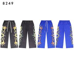 Gradient Sunflower Pattern Print Washed Version Hoodie & Pants Set 2 colors 28705417