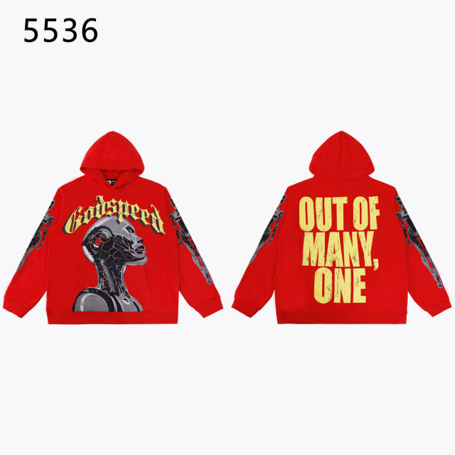 Fragment Robot Print Washed Version Hoodie 2 colors 28602413