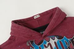 Skeleton Robot Print Washed Hoodie 2 colors 28696536