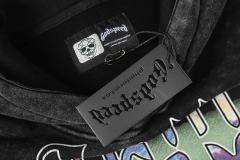 Rhinestone Logo Washed Version Zipper Hoodie 2 colors 28705411