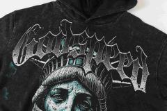 Wear Holy Images Print Washed Hoodie 2 colors 28696539